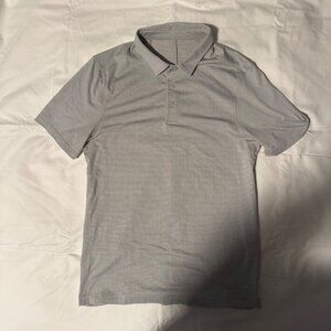 Lululemon Evolution Polo Light Grey Men's Size Small